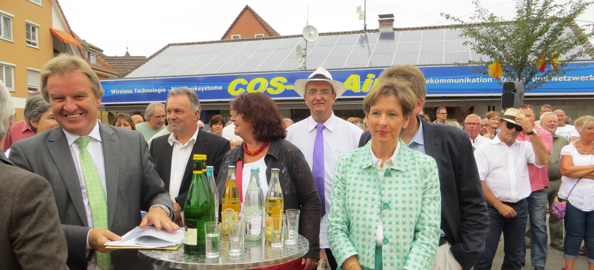 Geladene Gäste im Gespräch