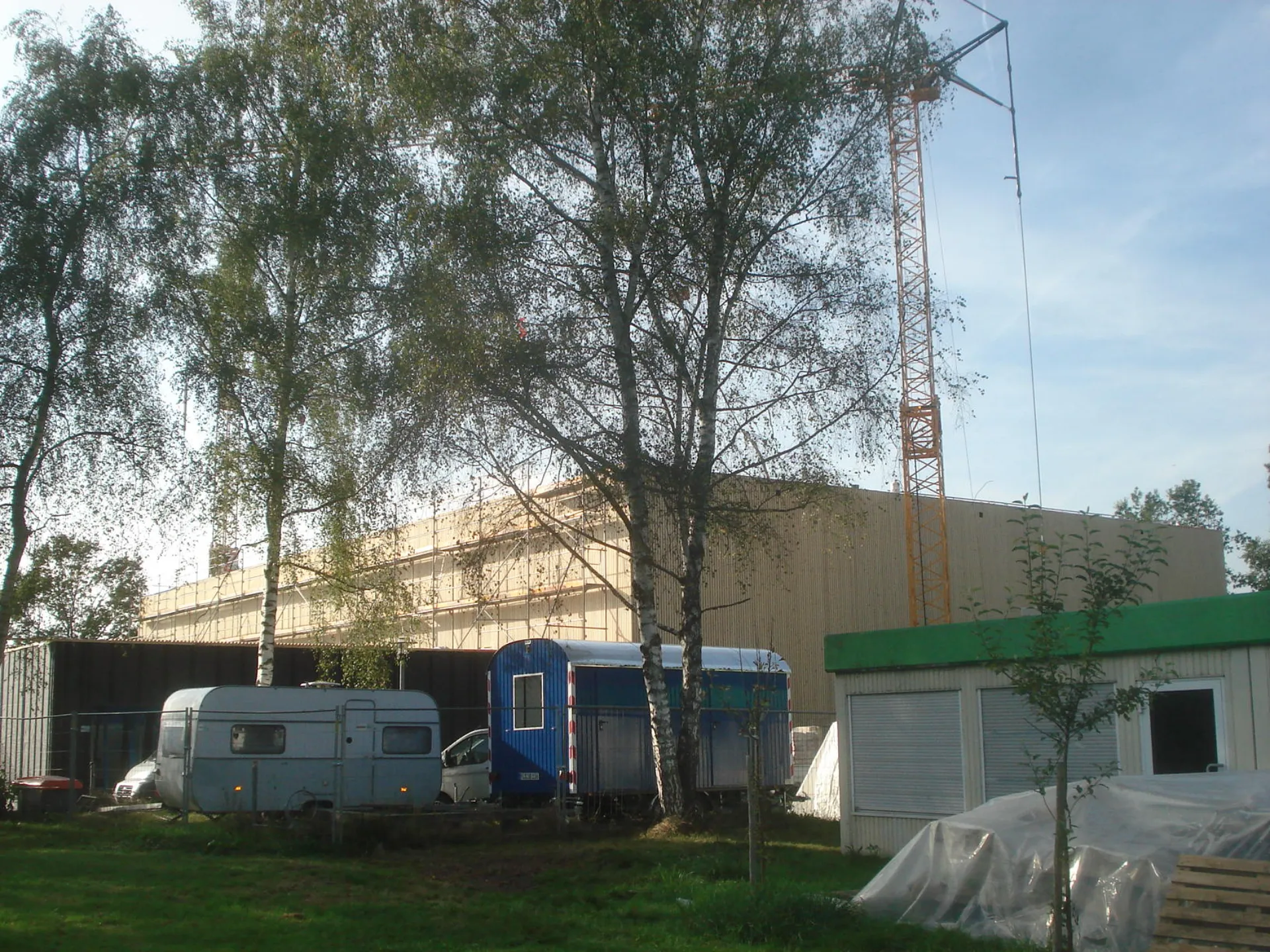 Baufortschritt Sanierung städtische Sporthalle Leutkirch