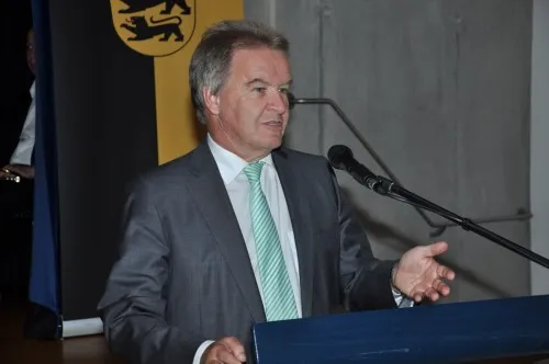 Hauptredner Minister Franz Untersteller